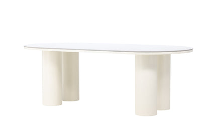 Havstenssund spisebord - 220 × 110 cm - hvid - billede 8