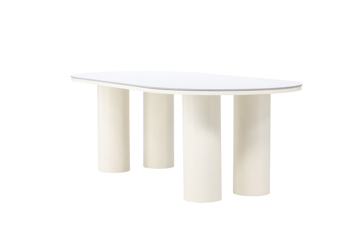Havstenssund spisebord - 220 × 110 cm - hvid - billede 9