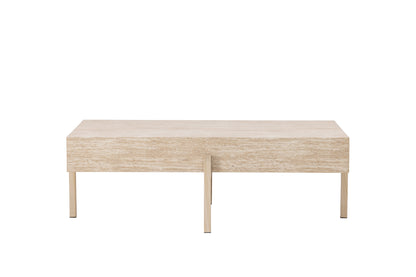 Vadholmen sofabord - 120 × 82 cm - hvidpigmenteret - billede 1