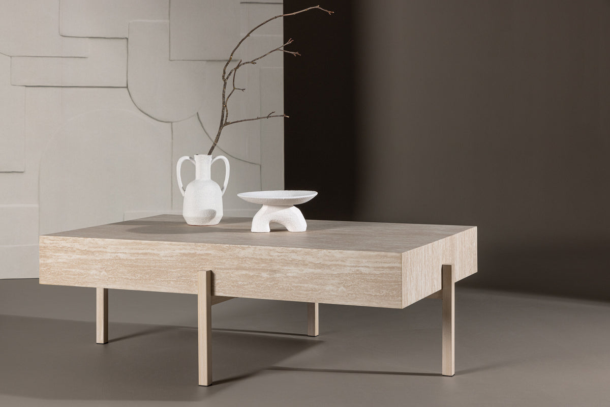 Vadholmen sofabord - 120 × 82 cm - hvidpigmenteret - billede 13
