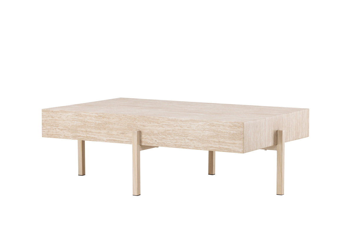 Vadholmen sofabord - 120 × 82 cm - hvidpigmenteret - billede 2