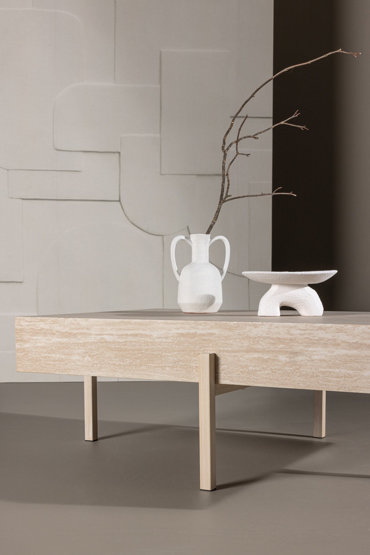 Vadholmen sofabord - 120 × 82 cm - hvidpigmenteret - billede 19