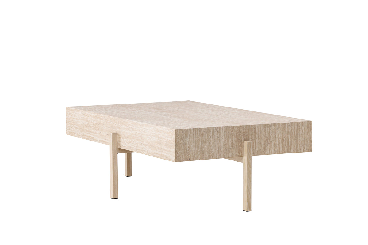Vadholmen sofabord - 120 × 82 cm - hvidpigmenteret - billede 3