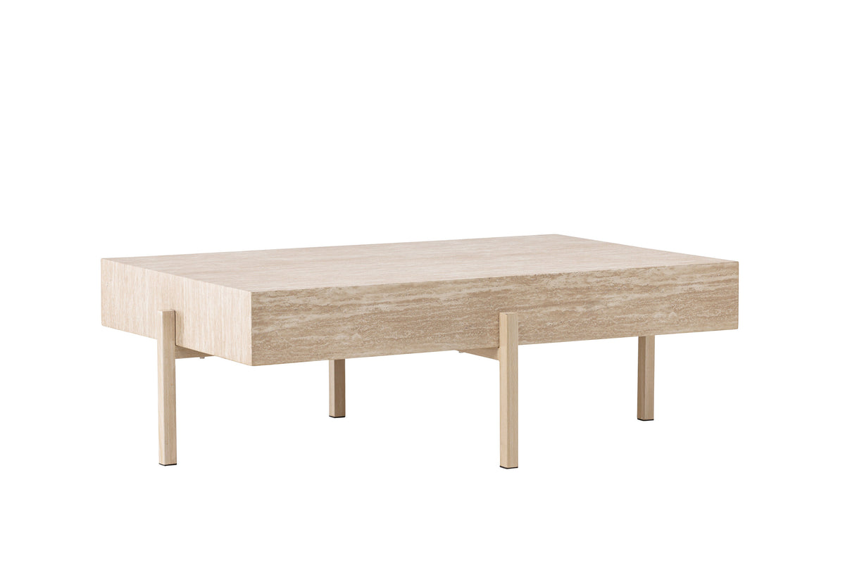Vadholmen sofabord - 120 × 82 cm - hvidpigmenteret - billede 6