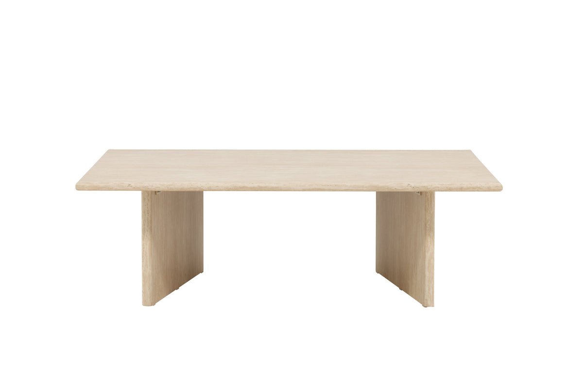 Skagen sofabord - 120 × 100 cm - beige - billede 1