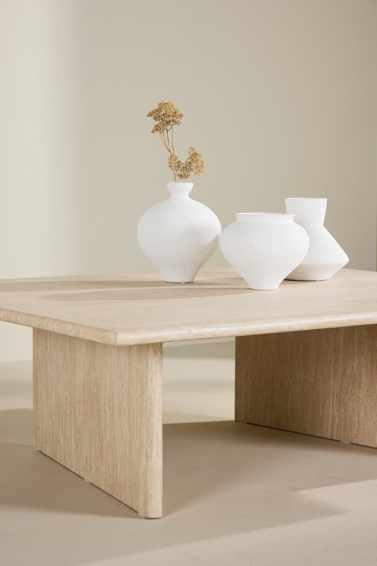 Skagen sofabord - 120 × 100 cm - beige - billede 18