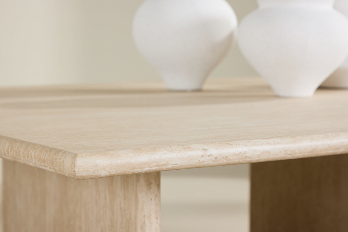 Skagen sofabord - 120 × 100 cm - beige - billede 16