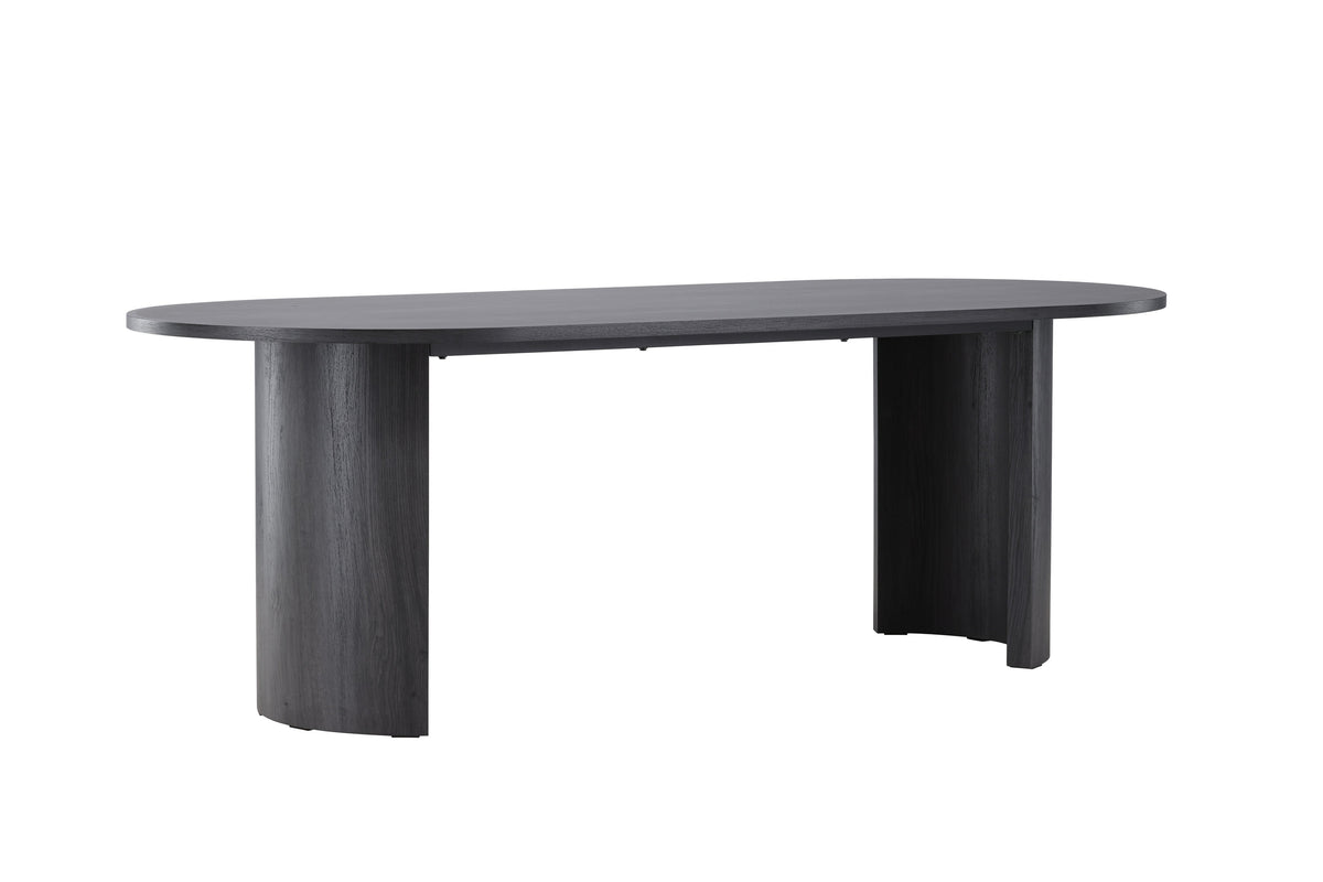 Grundsund spisebord - 220 × 100 cm - sort - billede 12