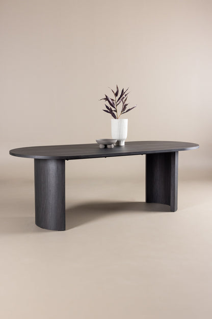 Grundsund spisebord - 220 × 100 cm - sort - billede 17