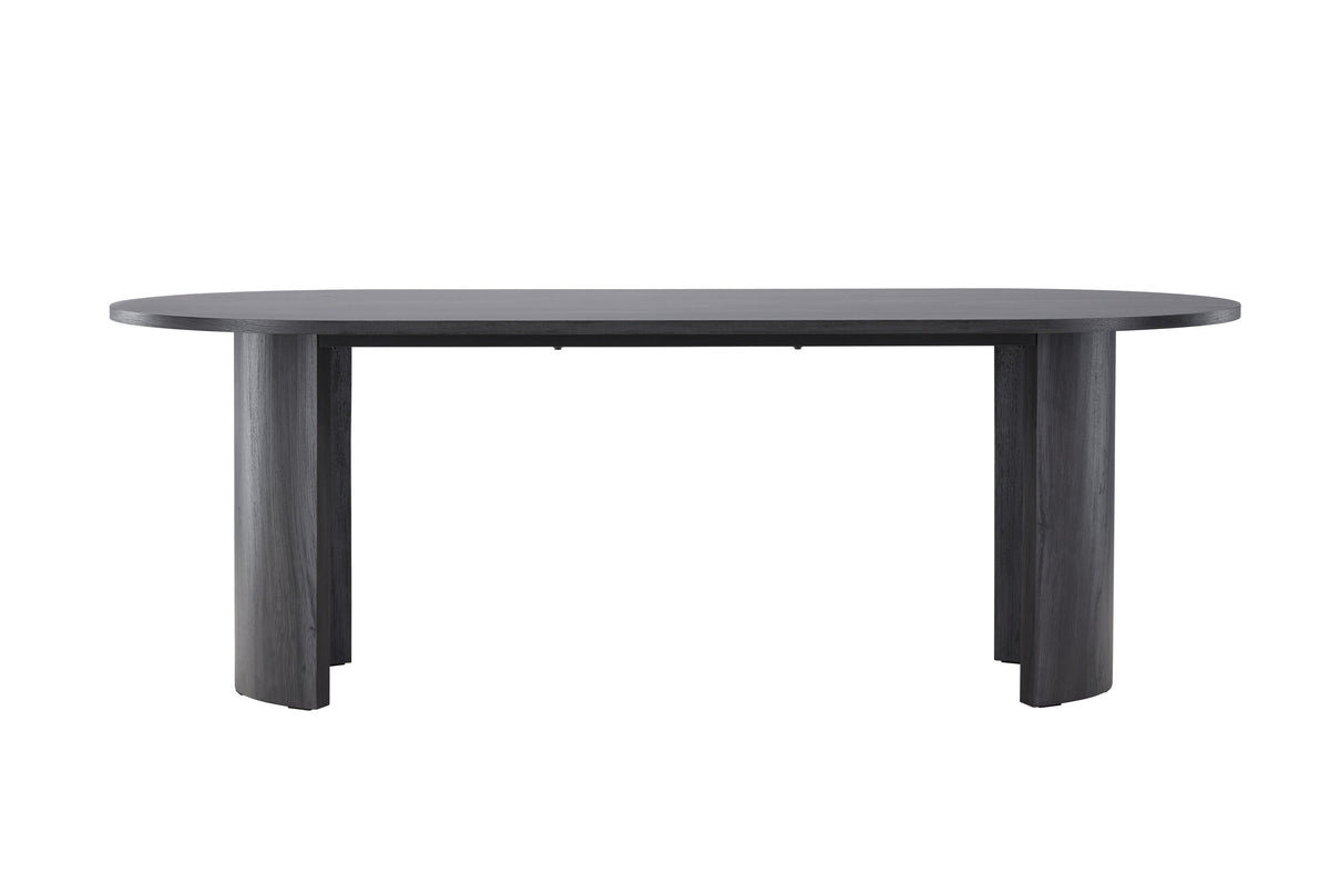Grundsund spisebord - 220 × 100 cm - sort - billede 1