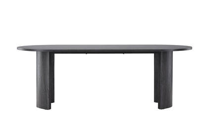 Grundsund spisebord - 220 × 100 cm - sort - billede 1