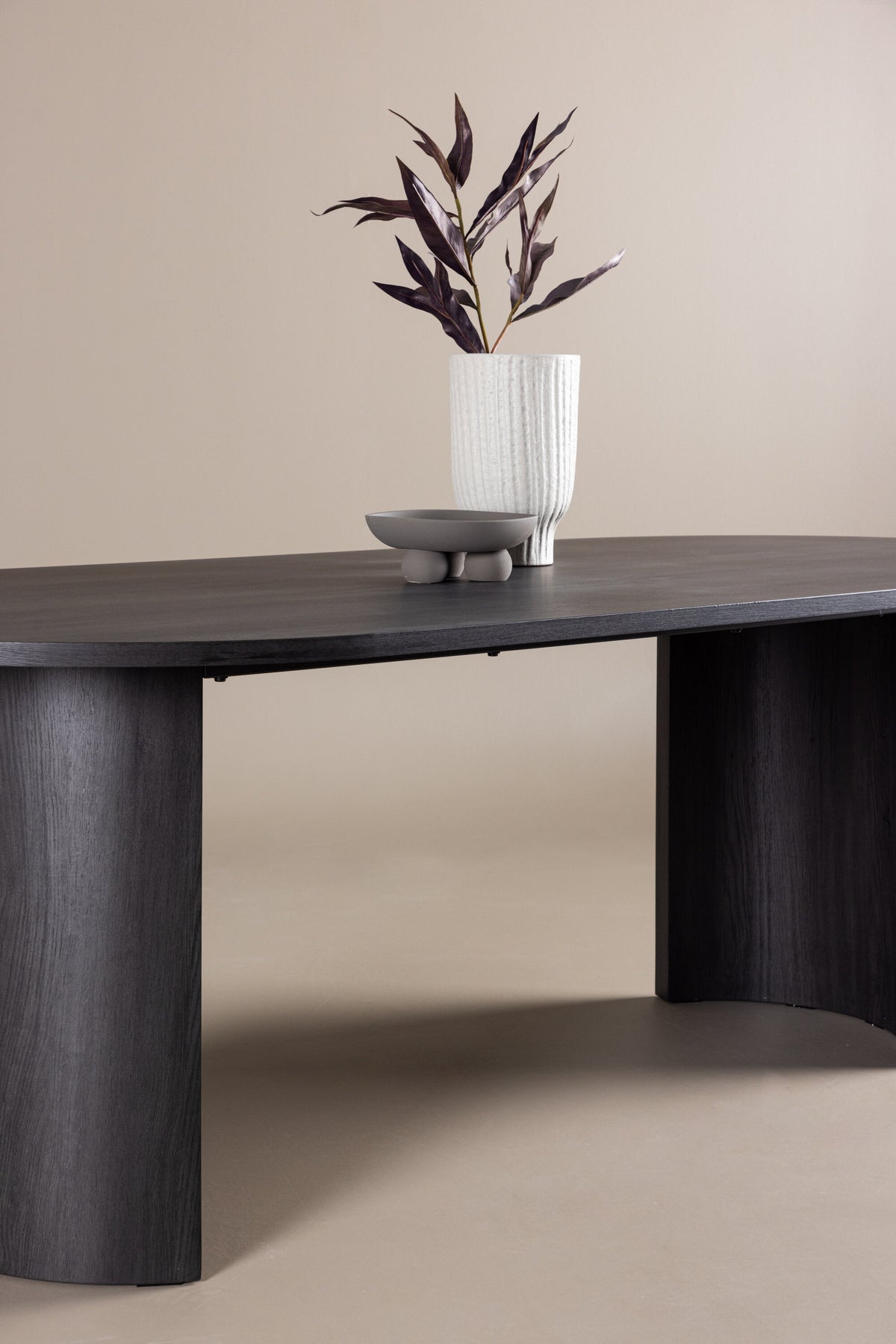 Grundsund spisebord - 220 × 100 cm - sort - billede 18