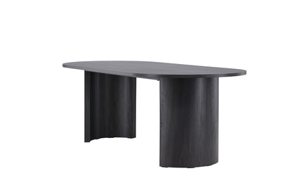 Grundsund spisebord - 220 × 100 cm - sort - billede 3