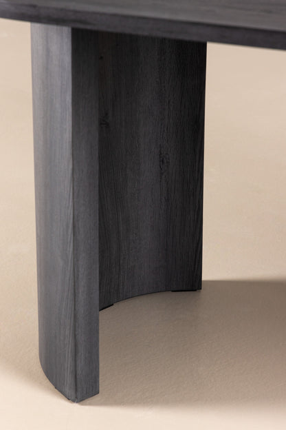Grundsund spisebord - 220 × 100 cm - sort - billede 19