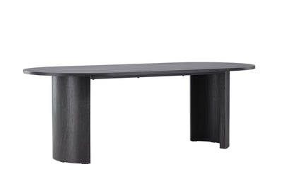 Grundsund spisebord - 220 × 100 cm - sort - billede 6