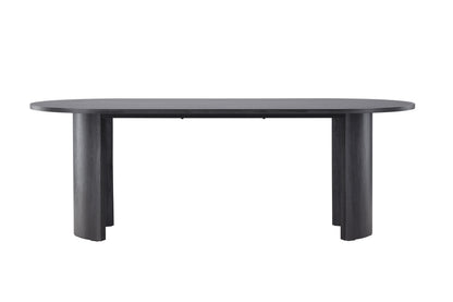 Grundsund spisebord - 220 × 100 cm - sort - billede 7