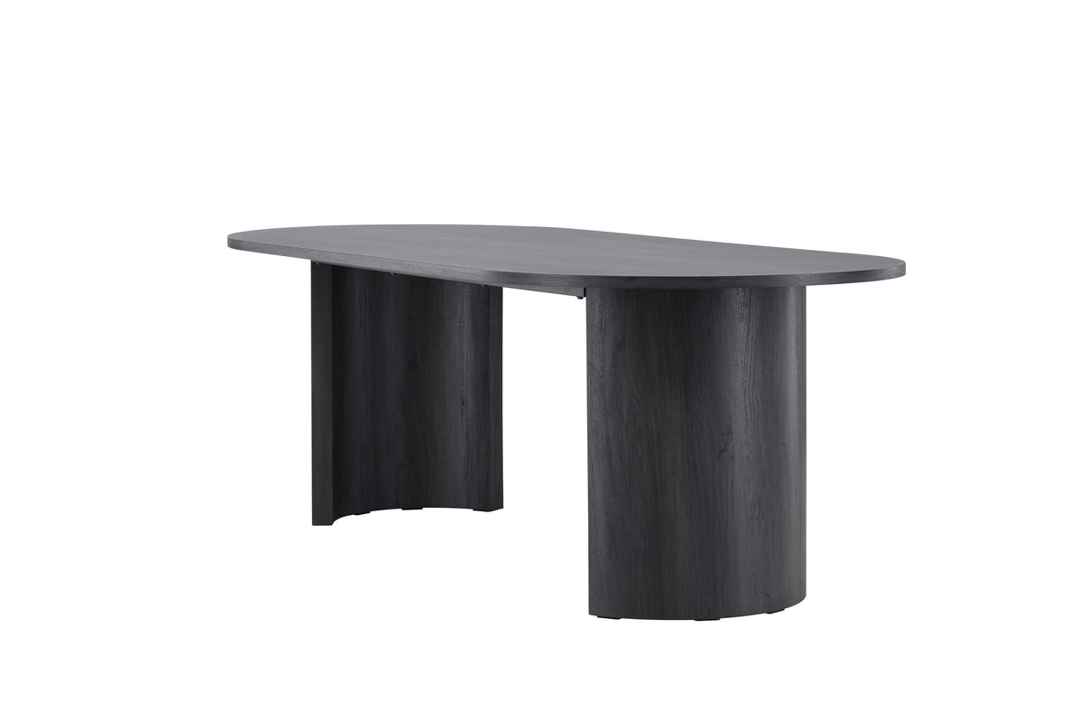 Grundsund spisebord - 220 × 100 cm - sort - billede 9