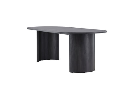 Grundsund spisebord - 220 × 100 cm - sort - billede 9