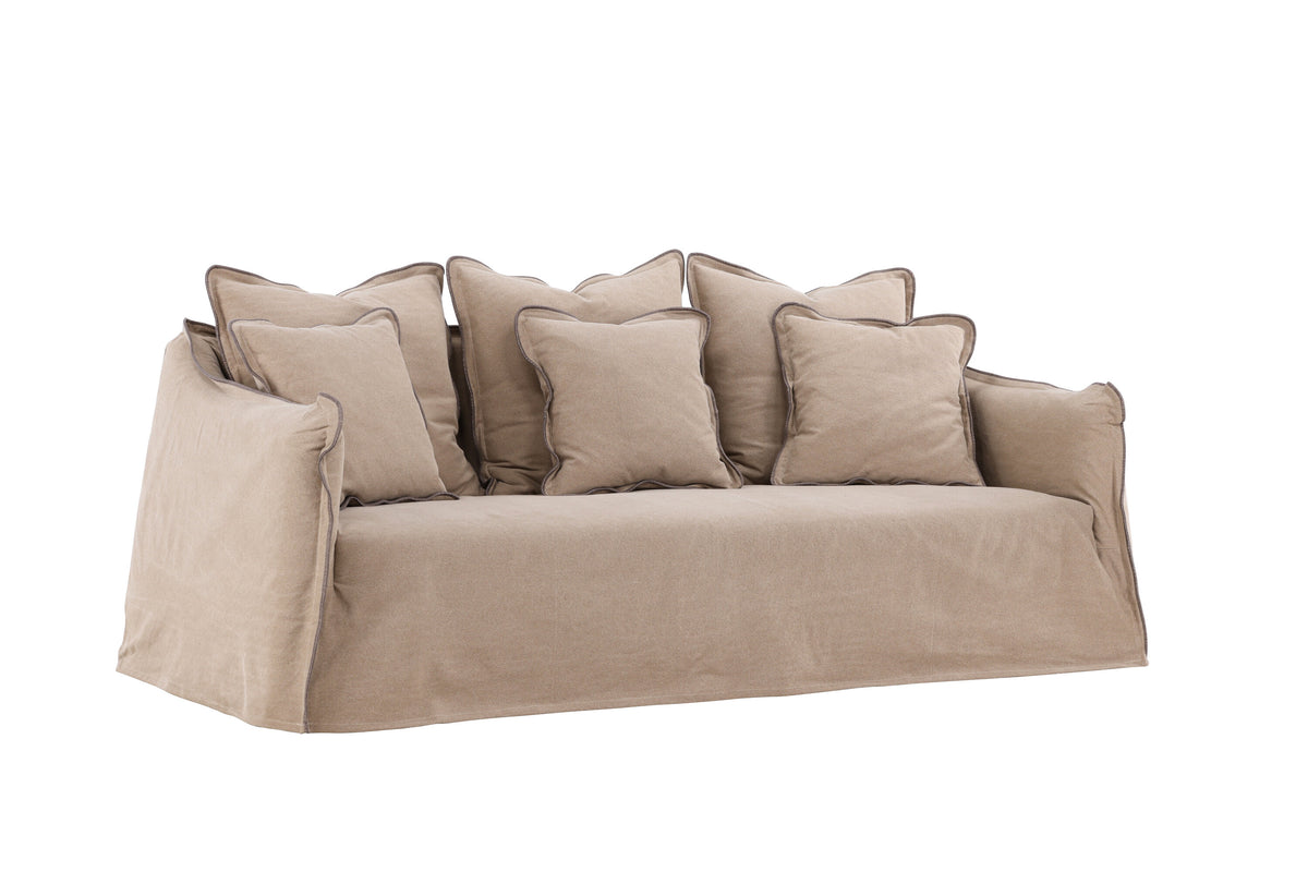 Oskarshamn 3-personers sofa - brun - billede 12