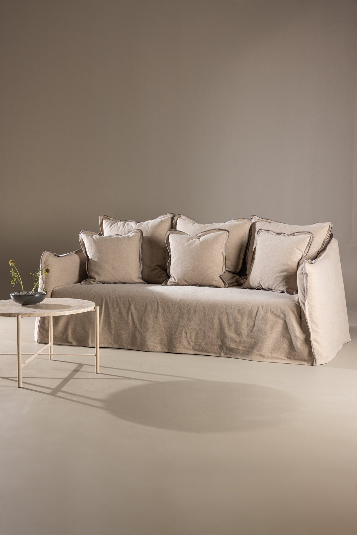 Oskarshamn 3-personers sofa - brun - billede 18