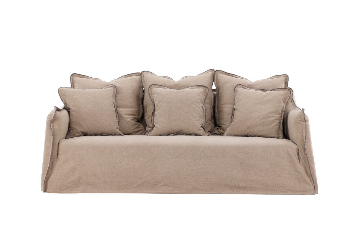 Oskarshamn 3-personers sofa - brun - billede 1