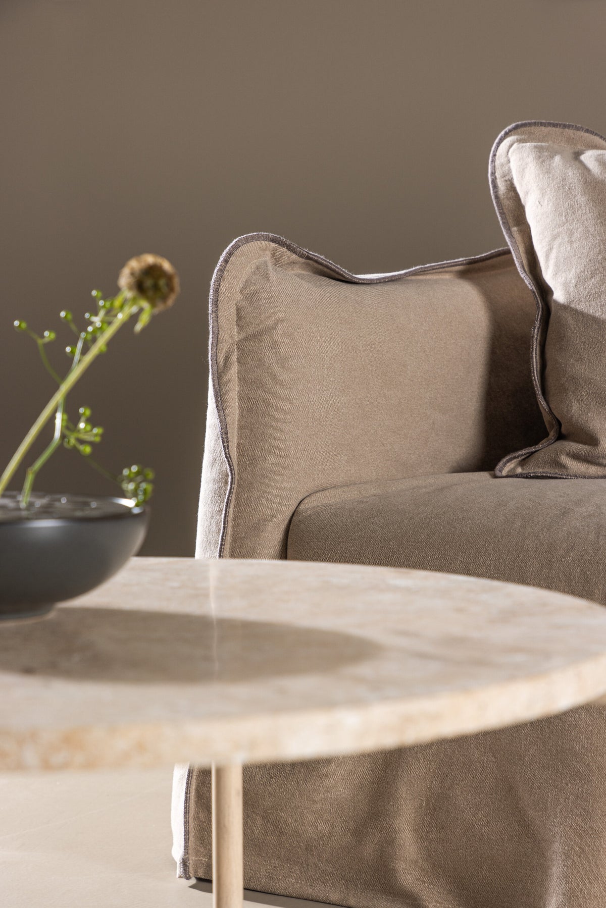 Oskarshamn 3-personers sofa - brun - billede 19