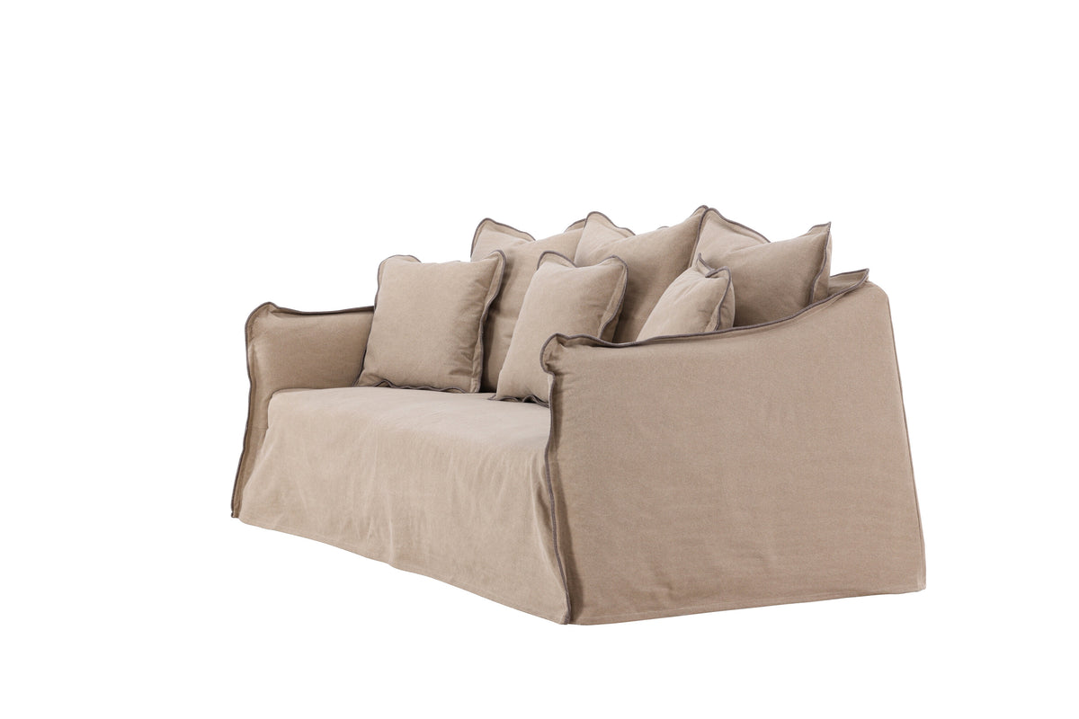 Oskarshamn 3-personers sofa - brun - billede 3