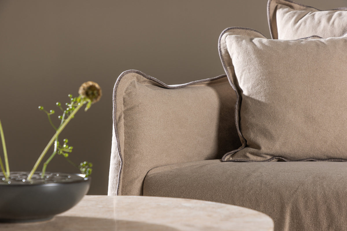 Oskarshamn 3-personers sofa - brun - billede 14