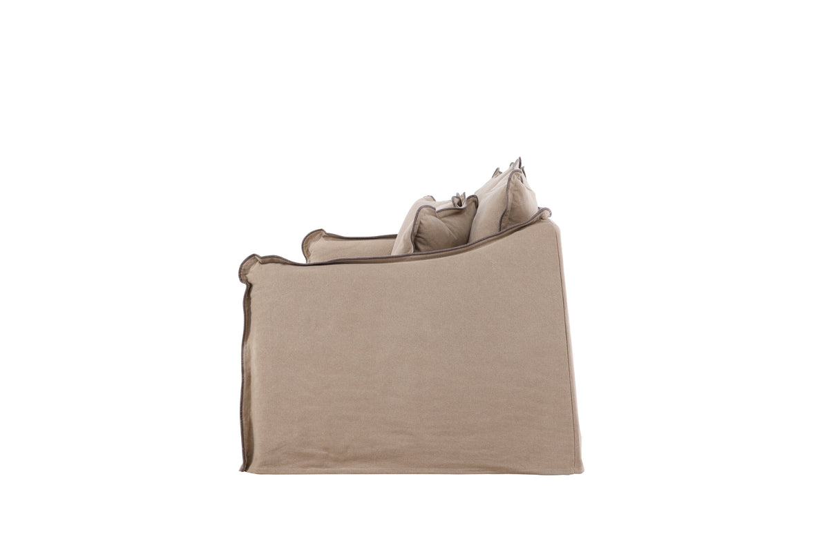Oskarshamn 3-personers sofa - brun - billede 4