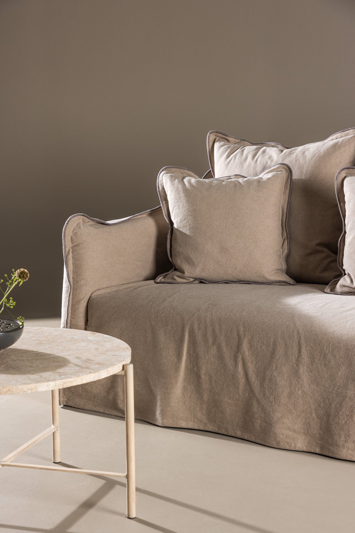 Oskarshamn 3-personers sofa - brun - billede 20