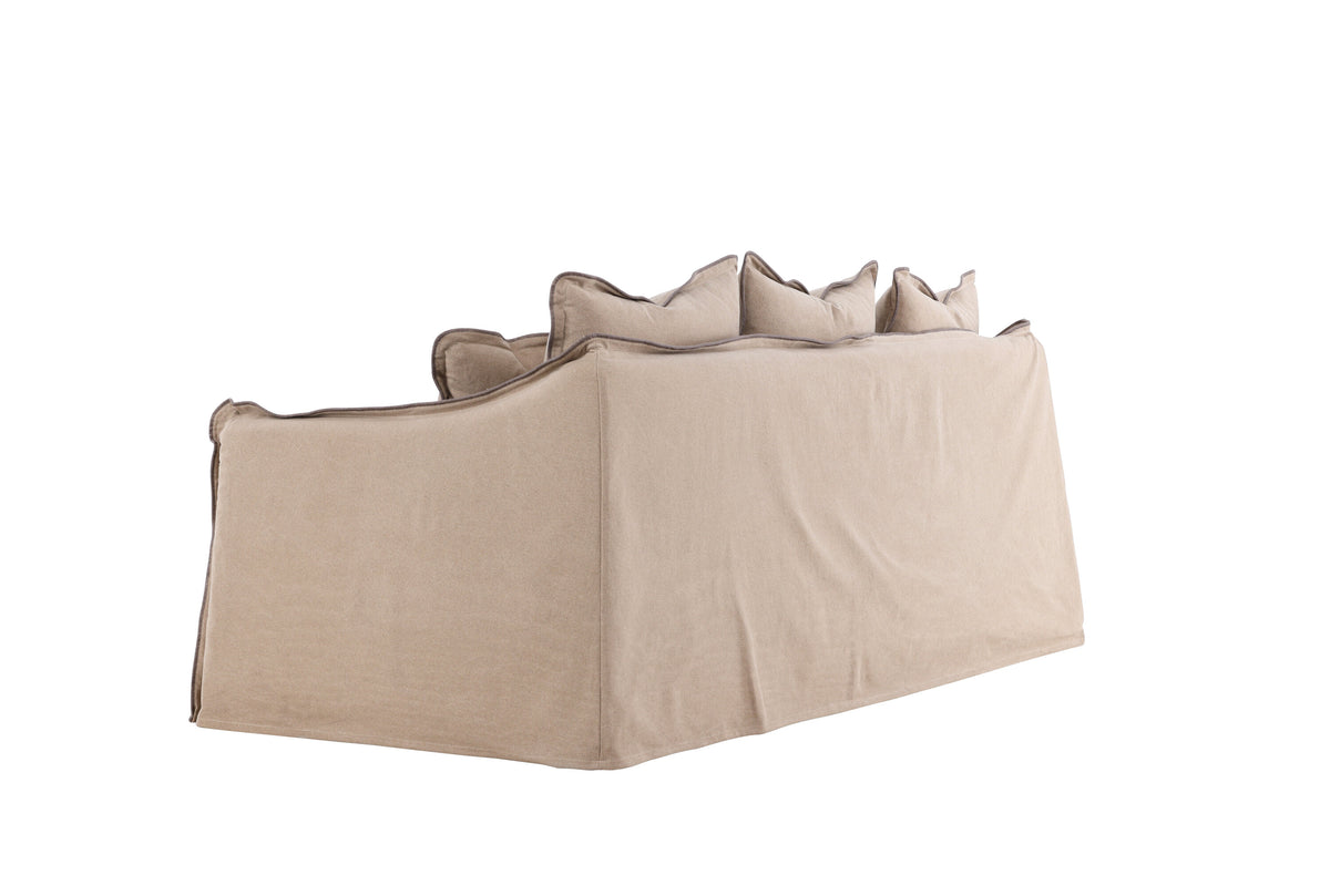 Oskarshamn 3-personers sofa - brun - billede 5