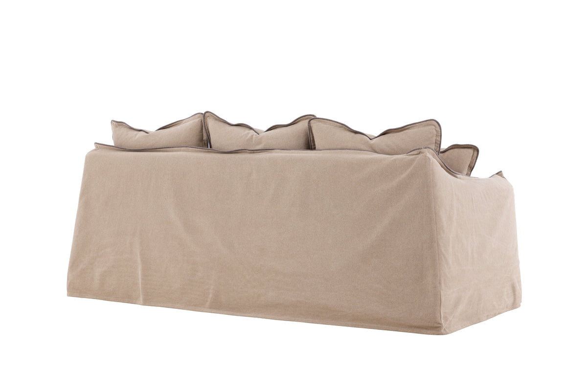 Oskarshamn 3-personers sofa - brun - billede 8