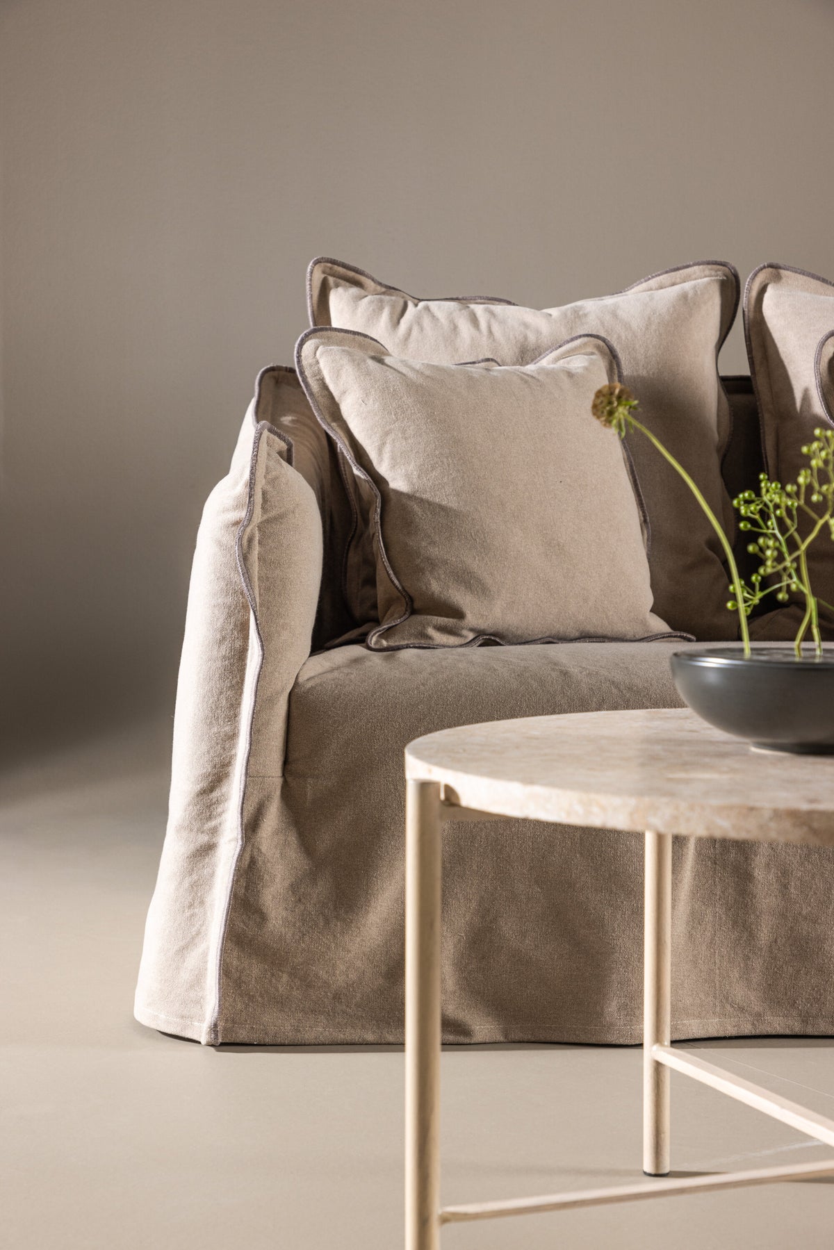 Oskarshamn 3-personers sofa - brun - billede 22