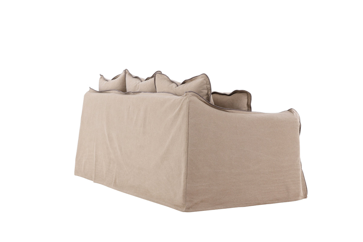 Oskarshamn 3-personers sofa - brun - billede 9
