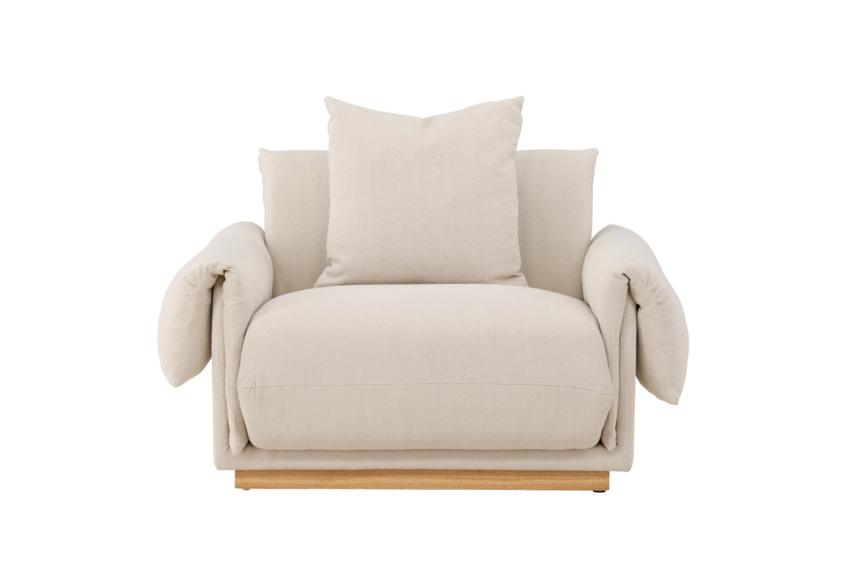 Mollösund Lænestol Beige