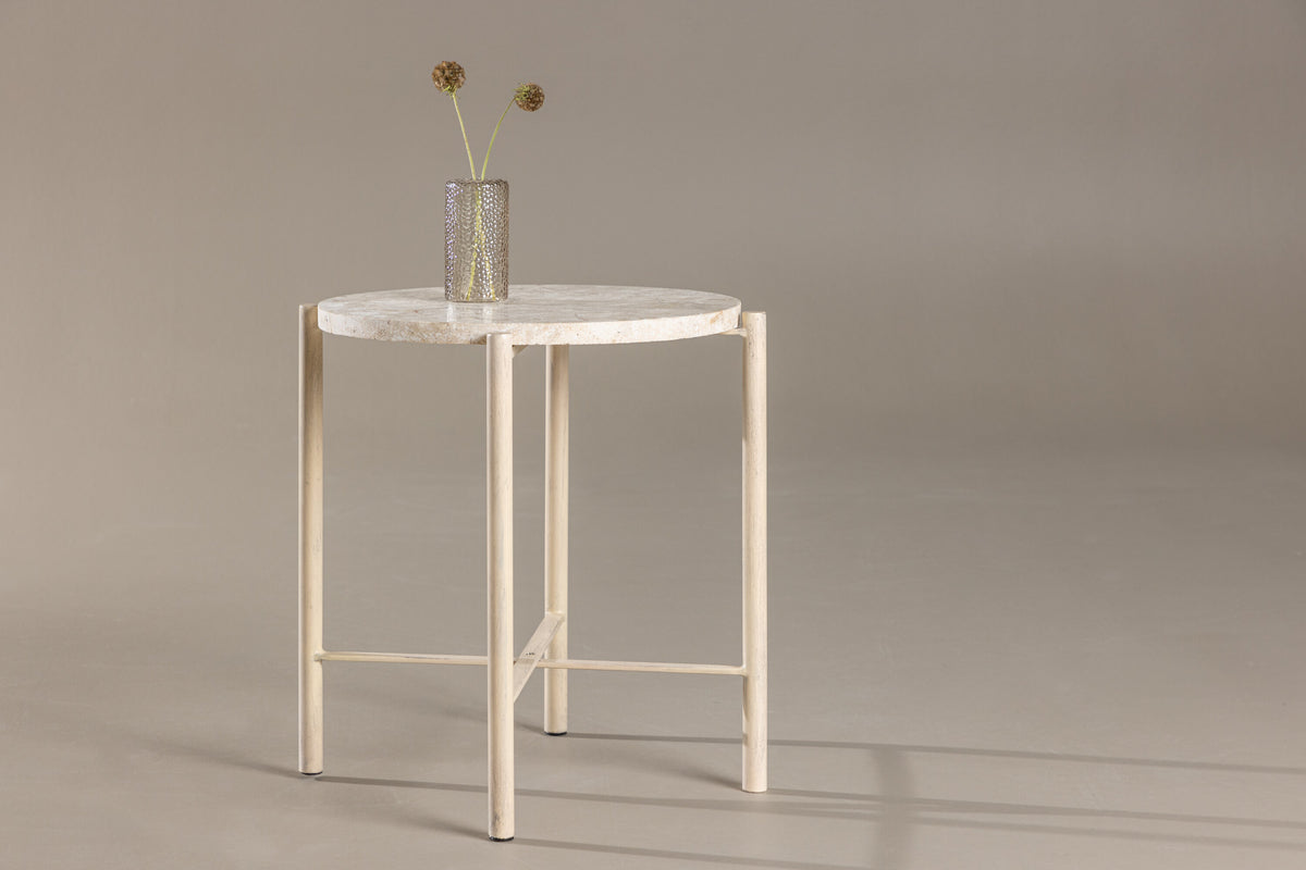 Sandhamn sofabord - Ø40 cm - beige - billede 13