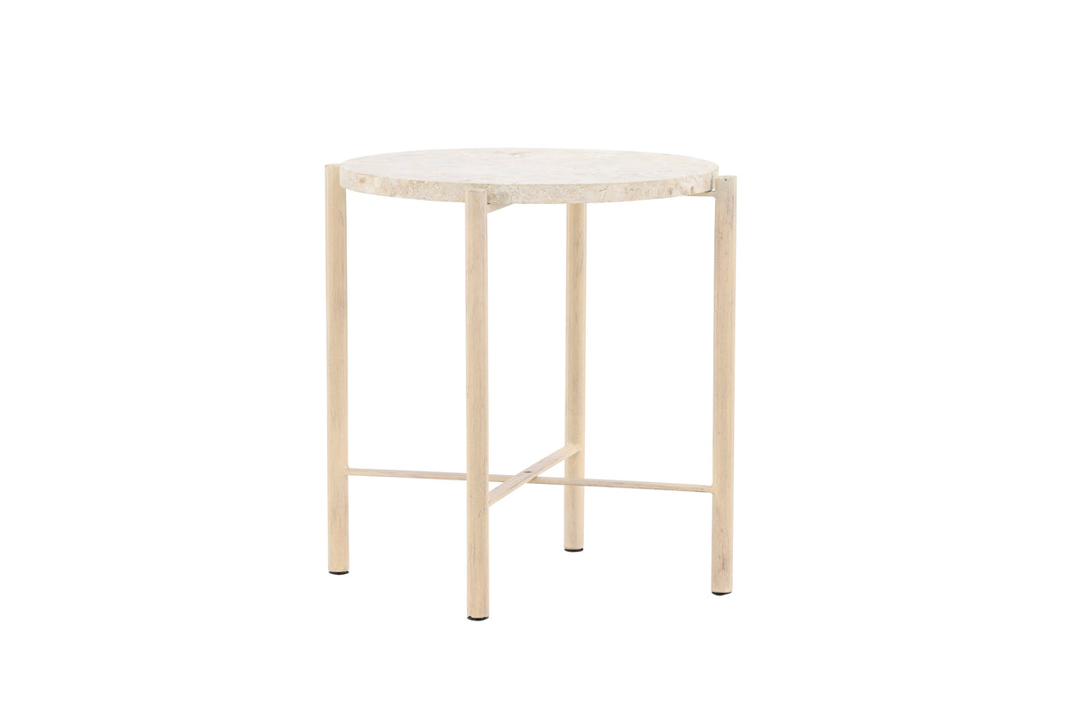 Sandhamn sofabord - Ø40 cm - beige - billede 3