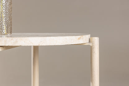 Sandhamn sofabord - Ø40 cm - beige - billede 14