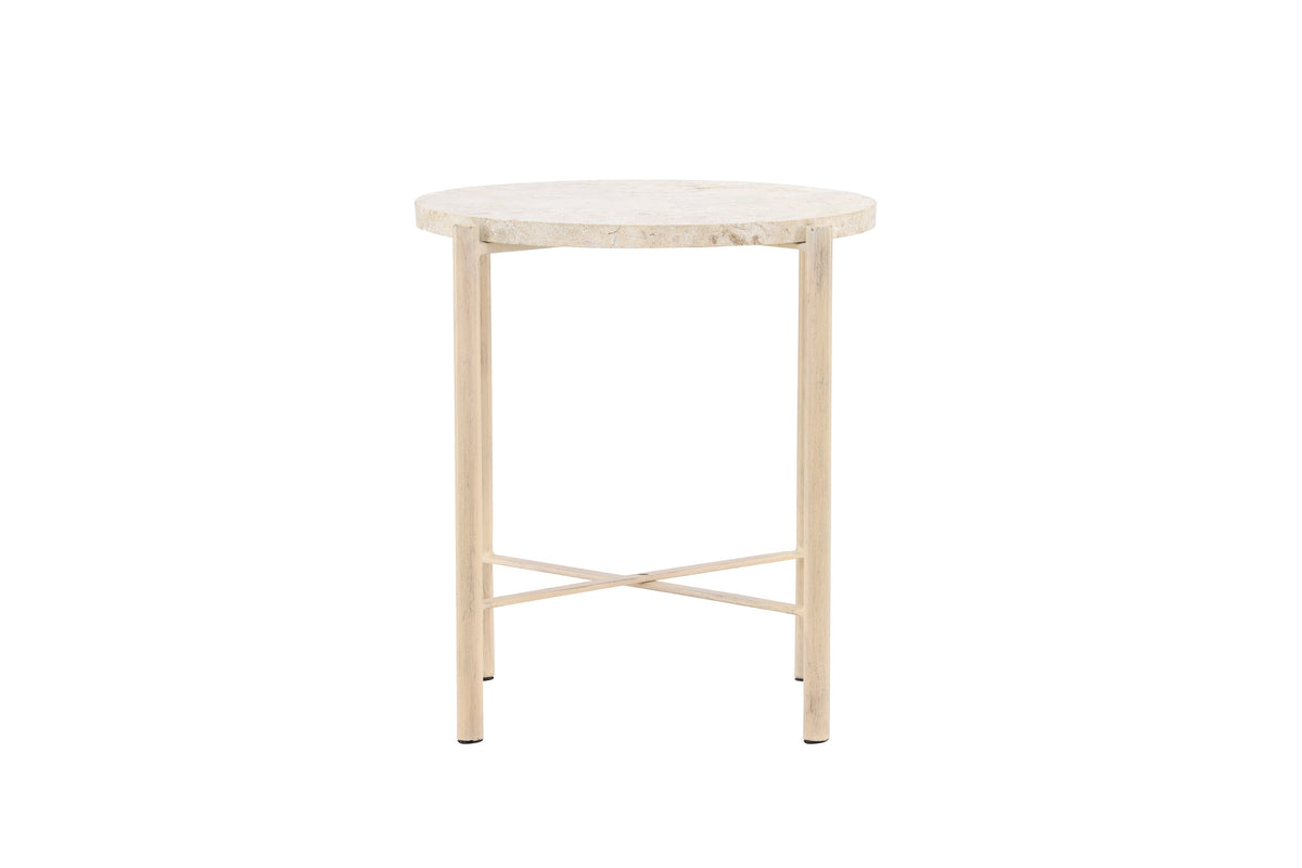 Sandhamn sofabord - Ø40 cm - beige - billede 4