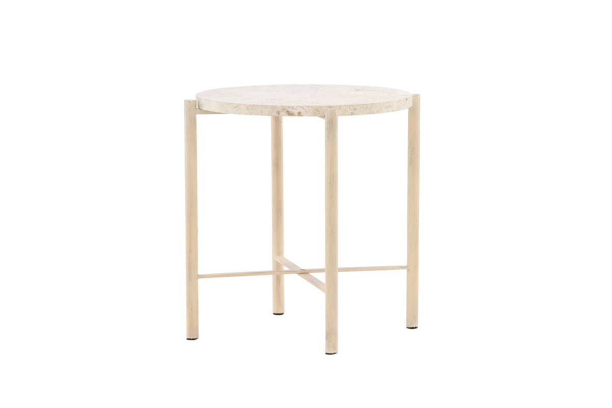 Sandhamn sofabord - Ø40 cm - beige - billede 5