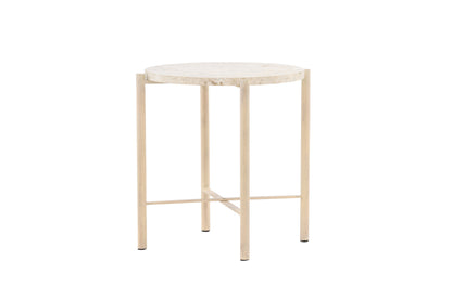 Sandhamn sofabord - Ø40 cm - beige - billede 5