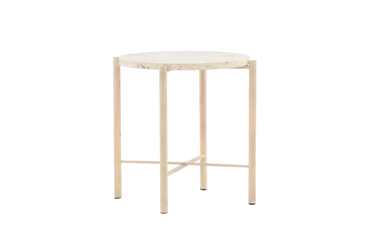 Sandhamn sofabord - Ø40 cm - beige - billede 6