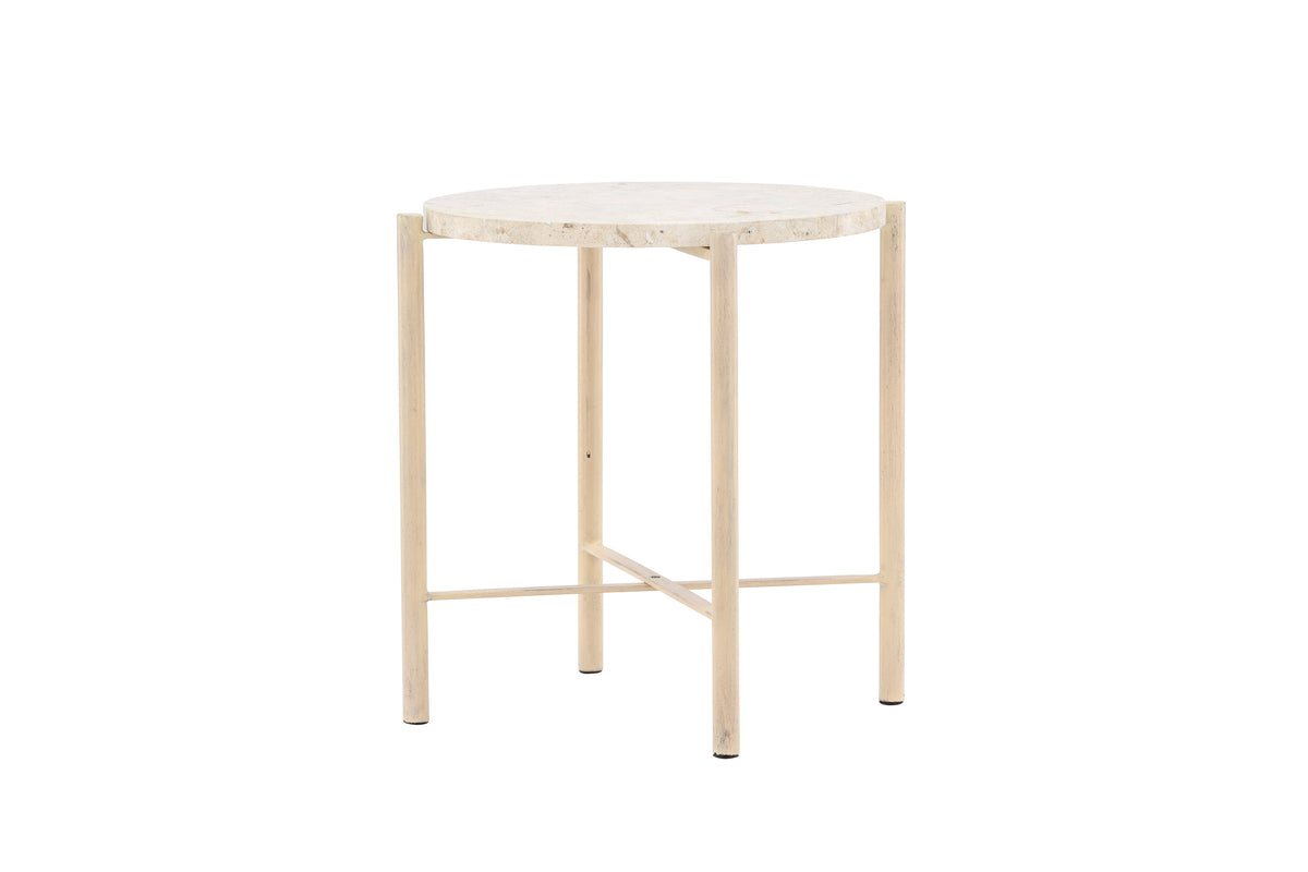 Sandhamn sofabord - Ø40 cm - beige - billede 8