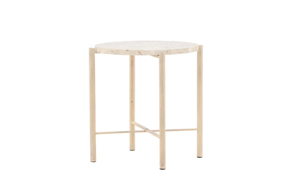 Sandhamn sofabord - Ø40 cm - beige - billede 8