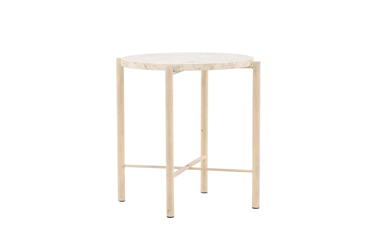 Sandhamn sofabord - Ø40 cm - beige - billede 9