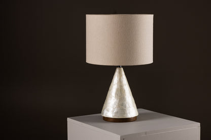 Donsö bordlampe - Ø35 cm - lysegrå, beige - billede 13