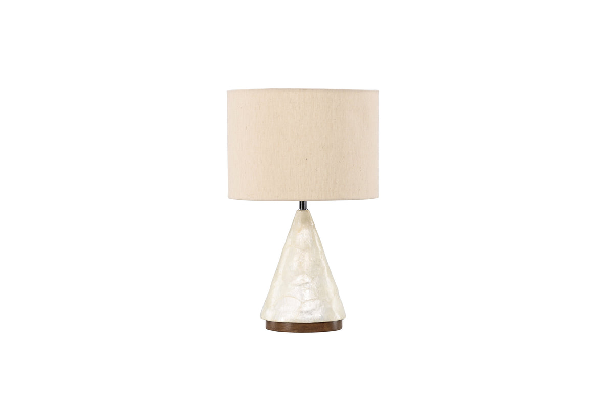 Donsö bordlampe - Ø35 cm - lysegrå, beige - billede 2