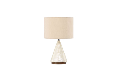 Donsö bordlampe - Ø35 cm - lysegrå, beige - billede 2