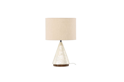 Donsö bordlampe - Ø35 cm - lysegrå, beige - billede 3