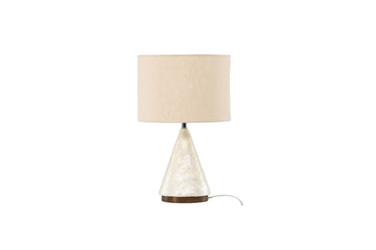 Donsö bordlampe - Ø35 cm - lysegrå, beige - billede 4
